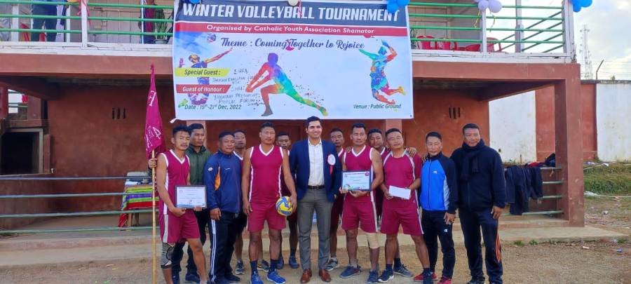 Catholic Youth Association Shamator organised its First Winter Volleyball Tournament from December 19 to 21.
